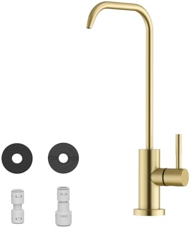 WEWE Single Handle High Arc Brushed Nickel Pull Out Kitchen Faucet,Single Level Stainless Steel Kitchen Sink Faucets with Pull Down Sprayer,Suitable for Laundry Rv Bar|B01H3OMH7Y