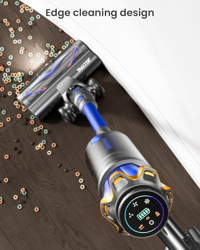 Cordless Vacuum Cleaner, Upgraded 650W 55KPA 70Mins Cordless Stick Vacuum Cleaner with Self-Standing and Touch Screen, Anti-tangle Wireless Vacumm, Vacuum Cleaners for Home/Pet Hair/Carpets/Floors|B0F1N21NKM